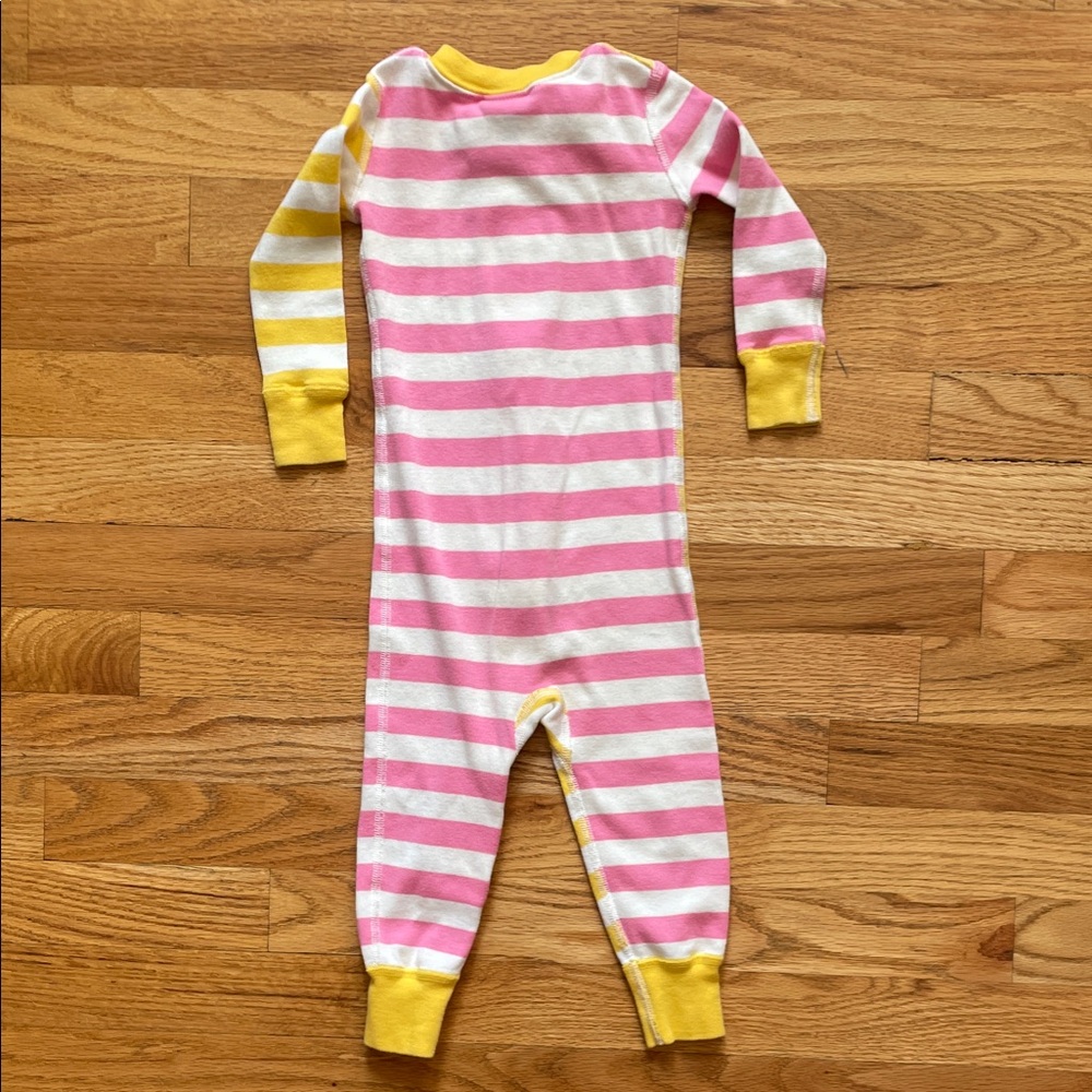 Hanna Andersson - Bold Stripe Long John Zip-Up Sleeper - Picture 7 of 11
